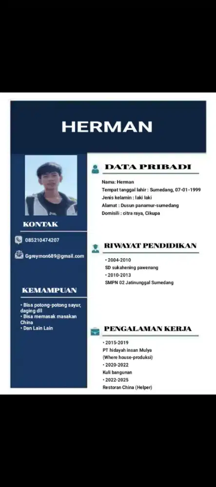 Mencari lowongan pekerjaan