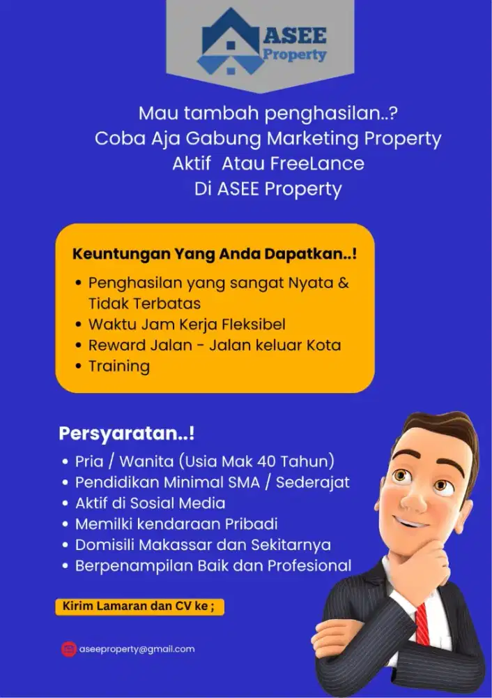 Lowongan Kerja Freelance Property Makassar