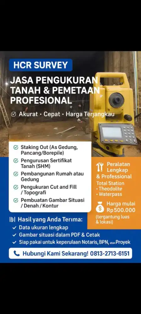 Jasa Pengukuran Tanah