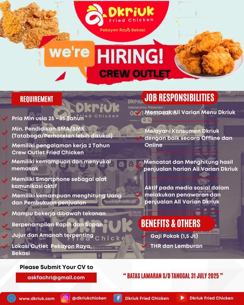 Crew Outlet Dkriuk Pekayon Raya