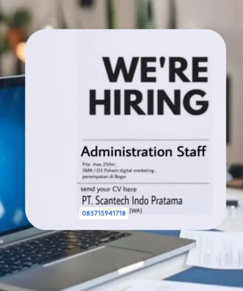 Staf administrasi Bogorrrr