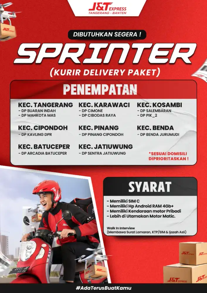 Loker kurir J&T EXPRESS