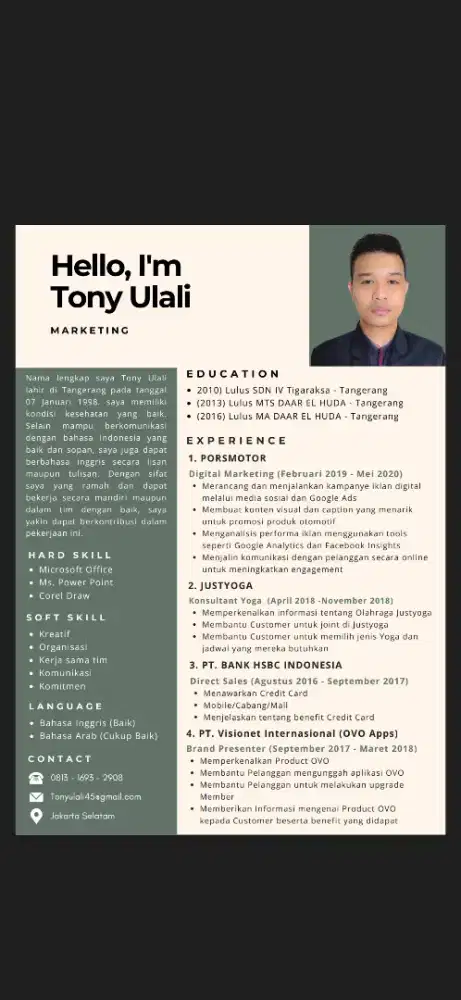 Mencari pekerjaan full time