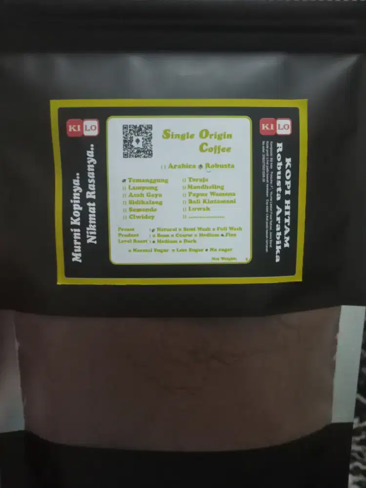 Sales kopi robusta dan arabika