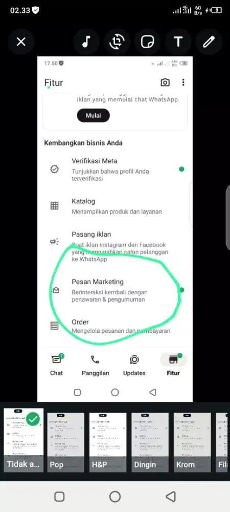 Sampingan kerjaan