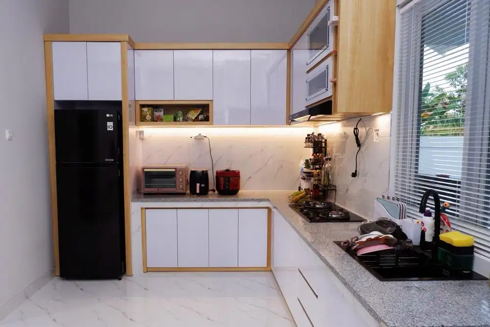 Interior kitchen set, bedroom set, living room