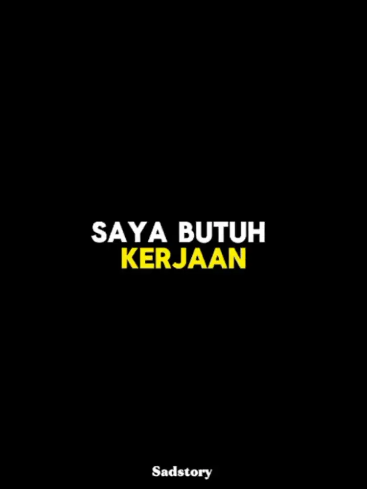 Butuh pekerjaan