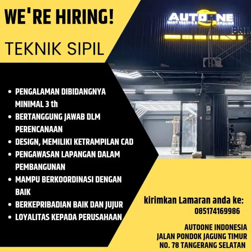 lowongan teknik