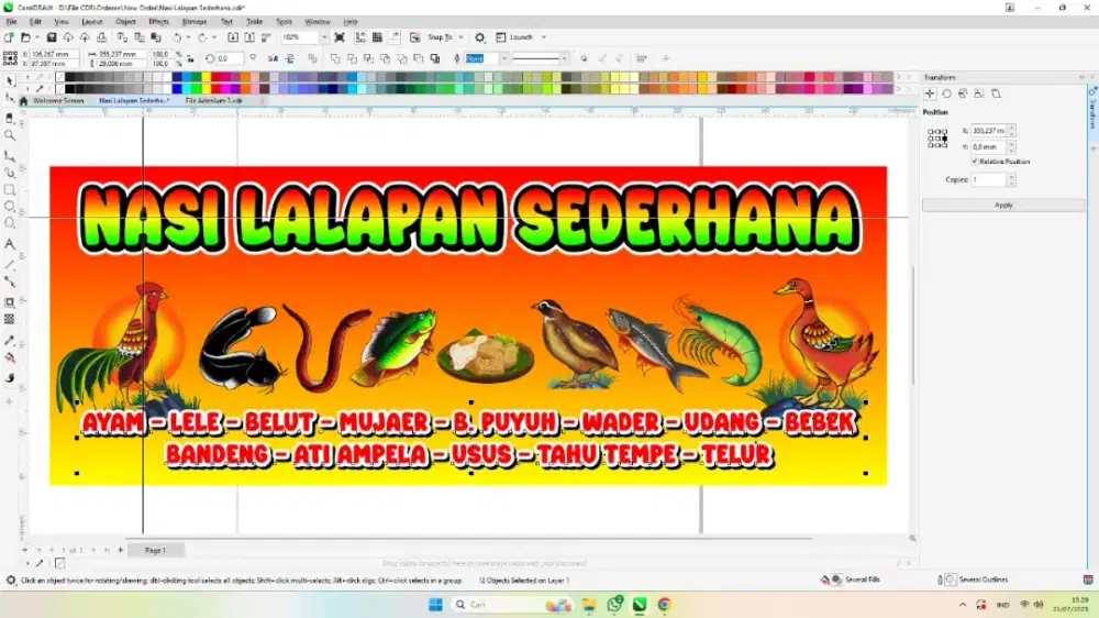 Cari karyawan cewek untuk jaga warung penyetan.