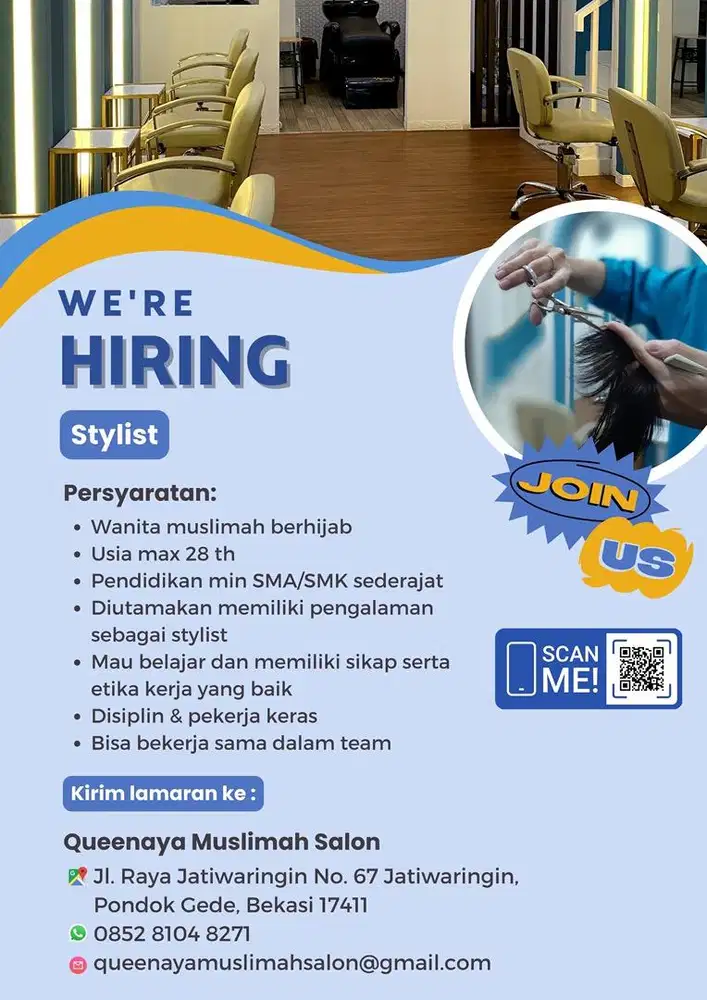 Loker Stylist dan Therapys