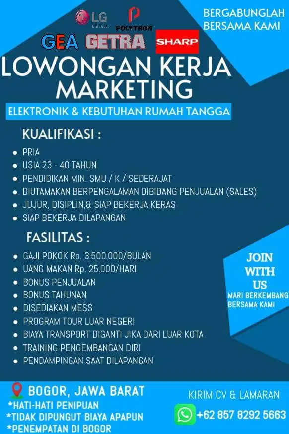 Lowongan marketing