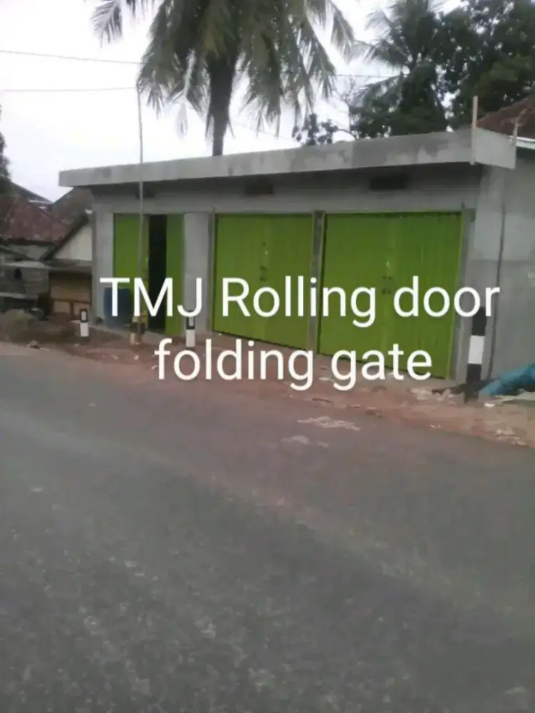 Rolling door folding gate baru servis tukar tambah