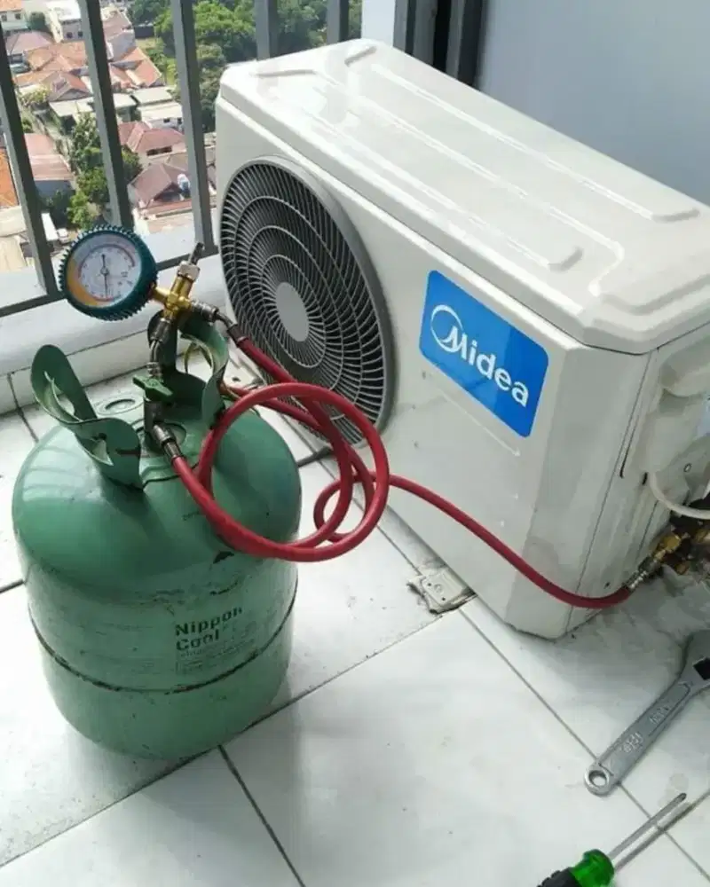 Cuci AC pasang ac perbaikan kulkas mesin cuci