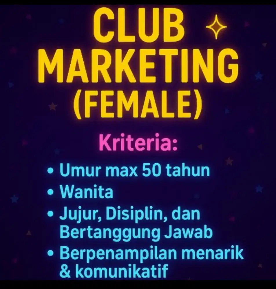 Open Loker Marketing & Teknisi