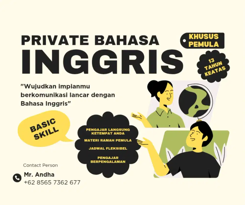 Les Private Bahasa Inggris