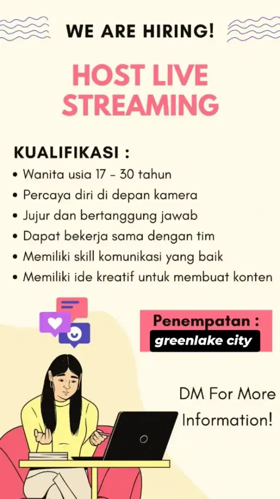 Dibutuhkan host live