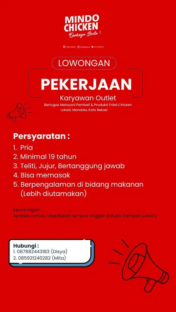 LOKER KARYAWAN OUTLET