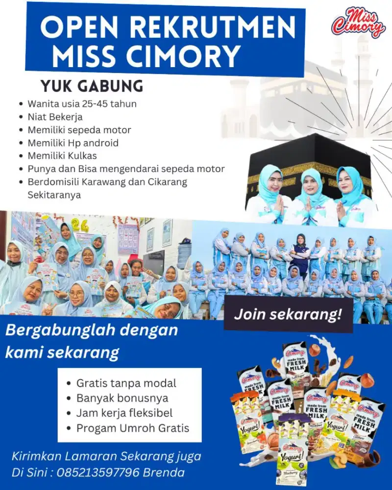 LOWONGAN KERJA MISS CIMORY