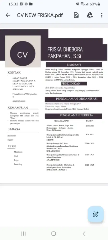 Sedang mencari kerja