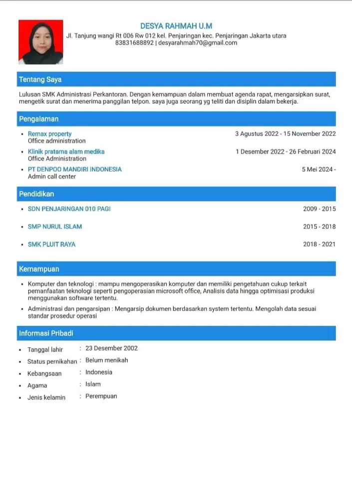 Mencari lowongan pekerjaan