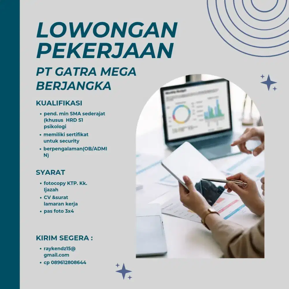 Lowongan pekerjaan terbaru