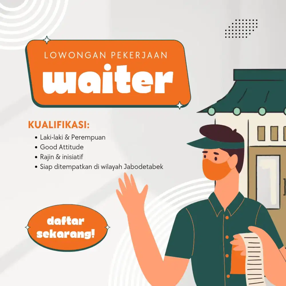 Butuh karyawan cafe store