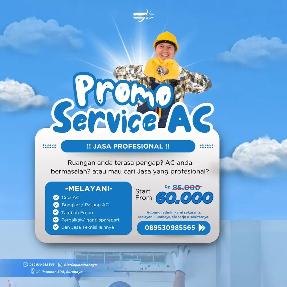 PROMO SERVICE / CUCI AC SURABAYA SIDOARJO