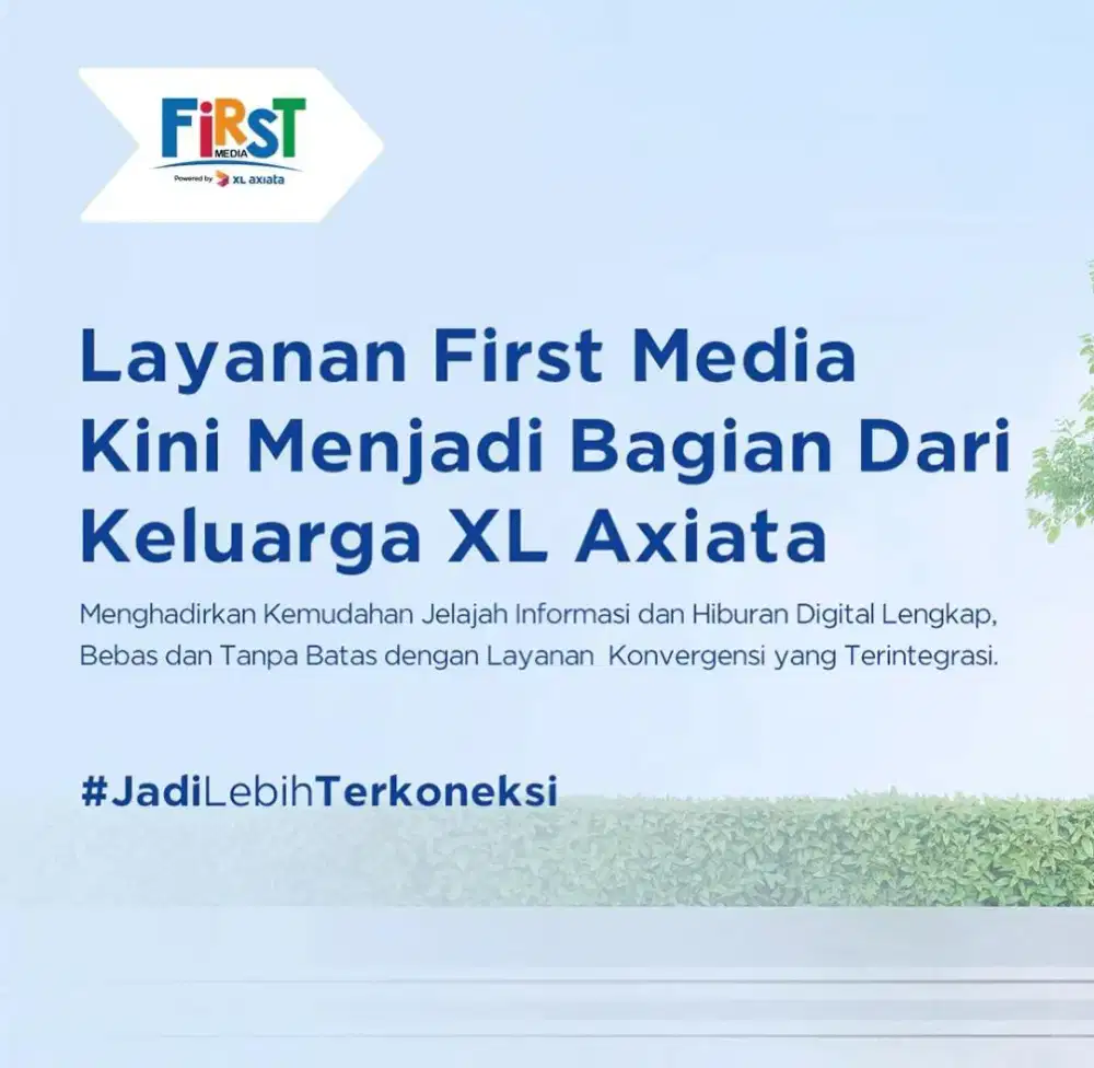 Lebih TERKONEKSI XL SATU Dan First Media Jasa Pasang WIFi JABODETABEK