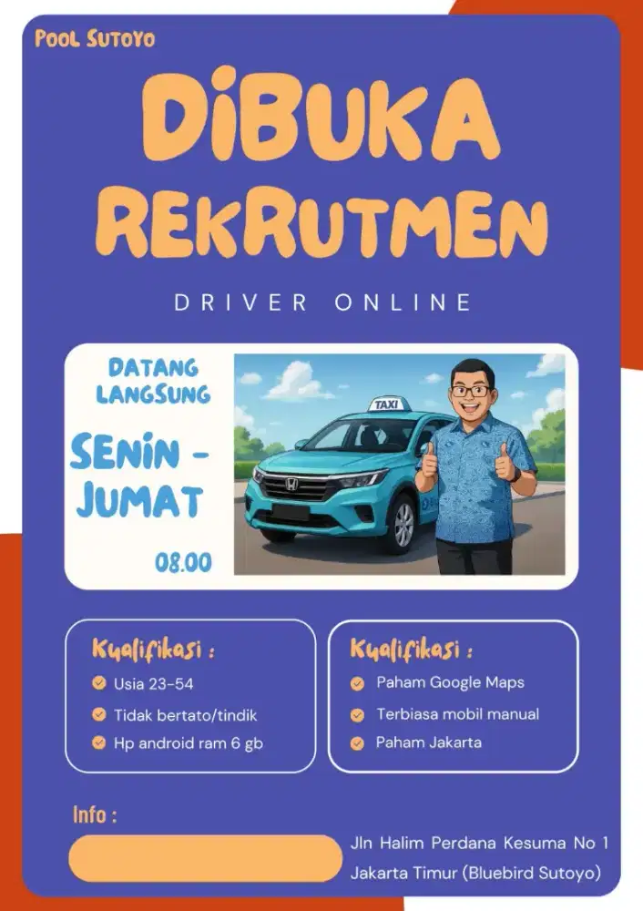 Lowongan driver online