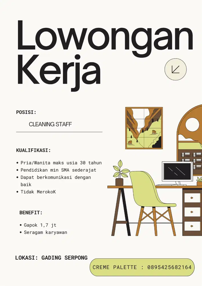 Lowongan Pekerjaan - Cleaning Staff