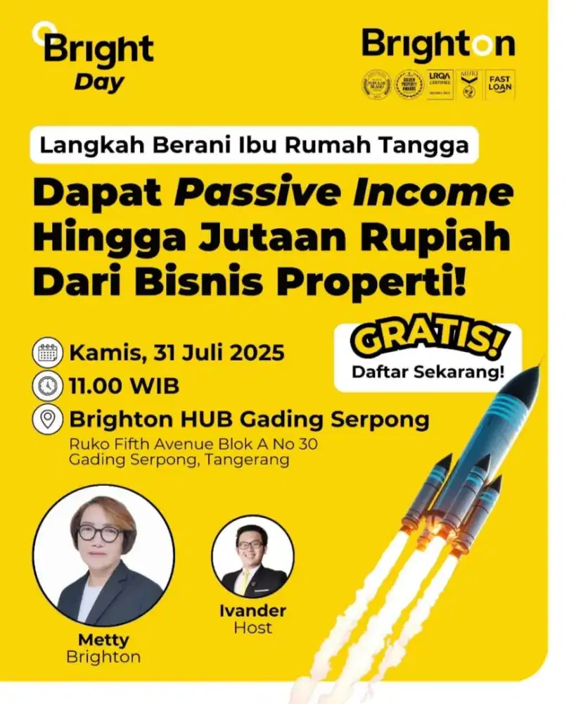 Lowongan Bisnis ( Agen Property)