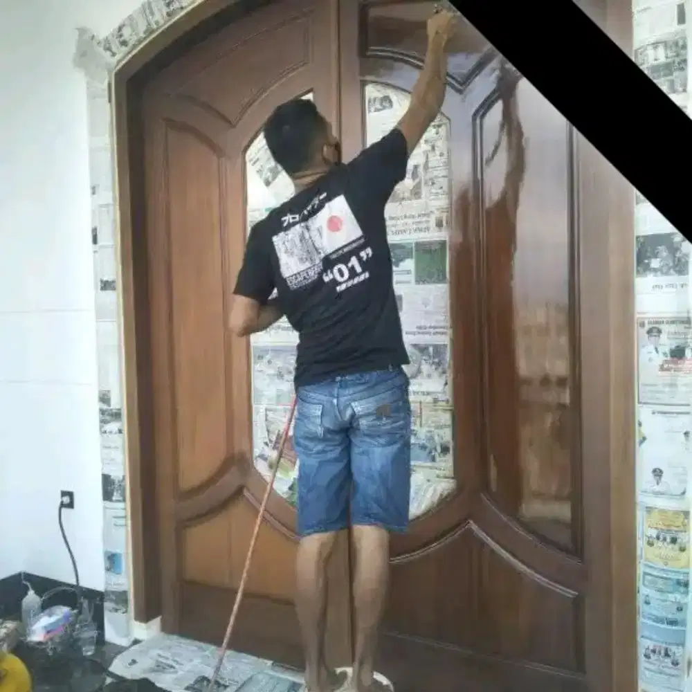 Cat semprot melamik dan duko