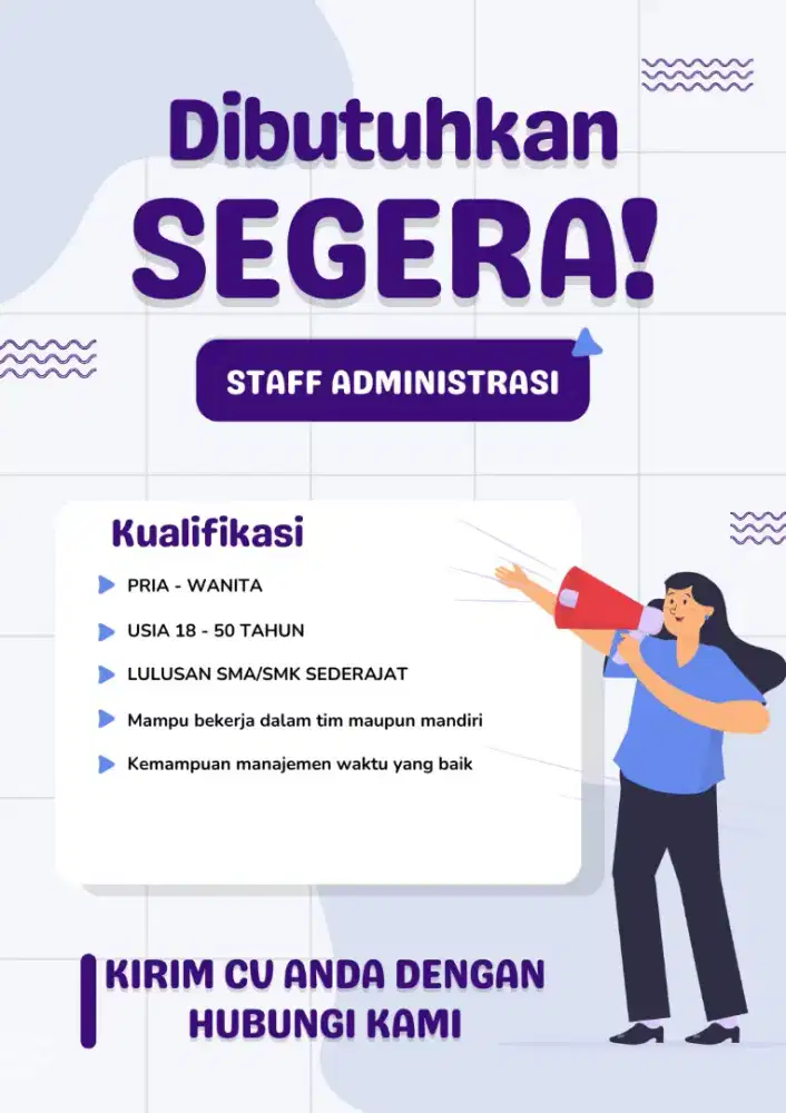Dibutuhkan segera