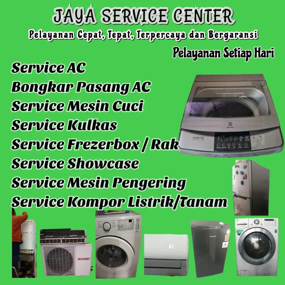 Service Kulkas Frezer Bongkar AC Pasang AC Servis AC Mesin Cuci Tandes
