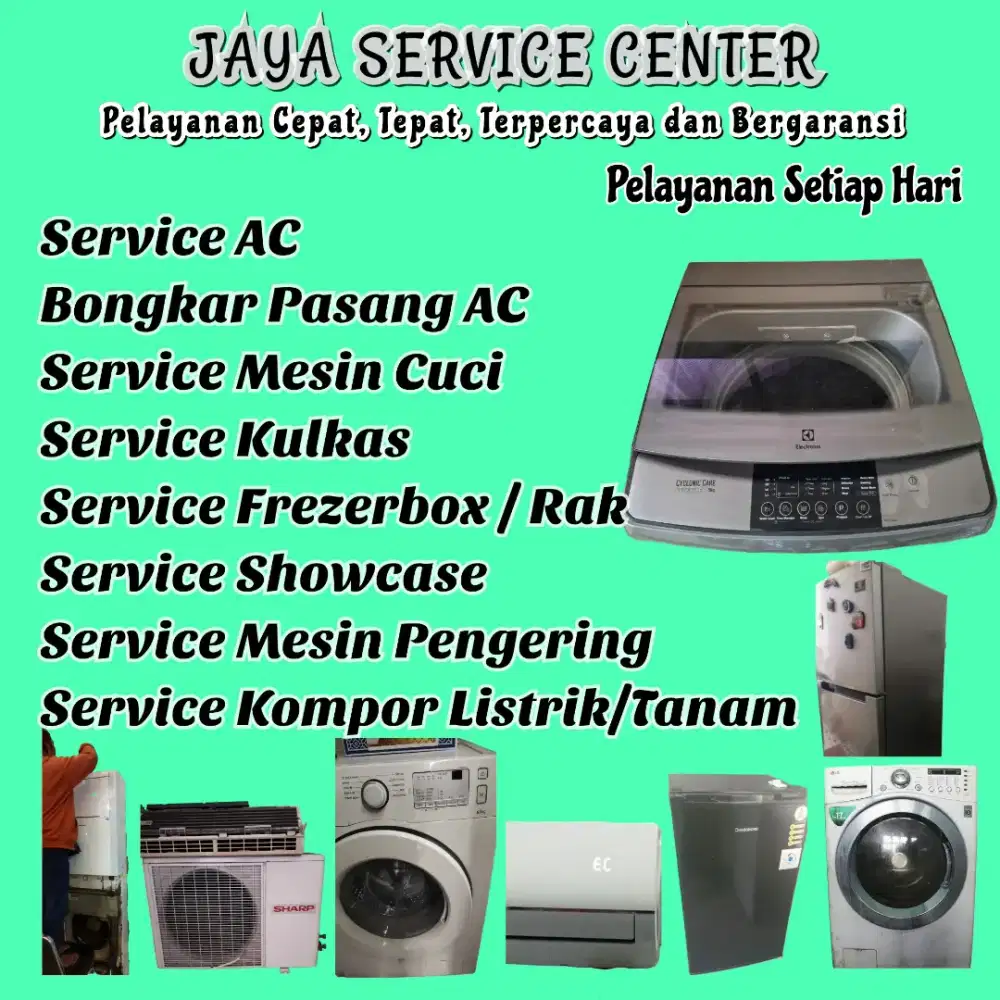 Service Mesin Cuci Kulkas Bongkar Pasang AC Servis AC Frezer Kedamean
