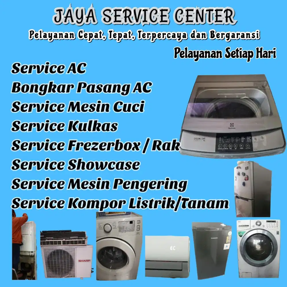 Service Kulkas Bongkar Pasang AC Servis AC Mesin Cuci Frezer Bungah