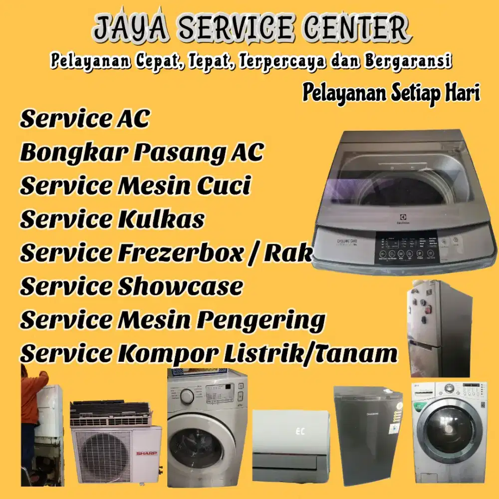 Service Kulkas Frezer Bongkar Pasang AC Servis AC Mesin Cuci Benjeng