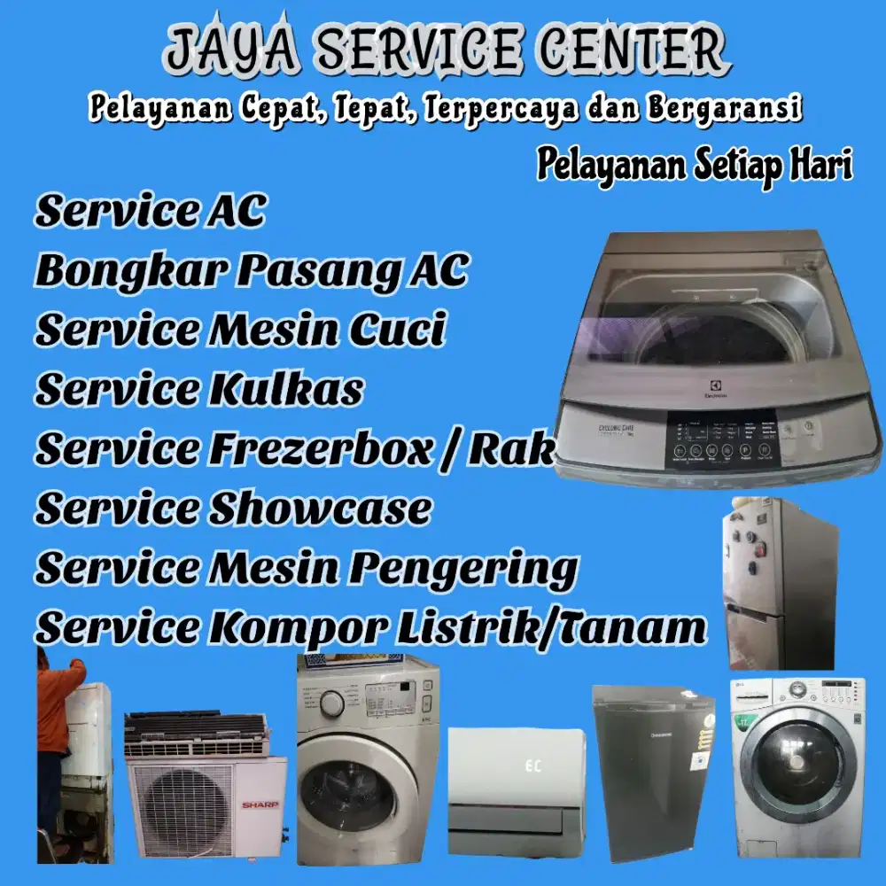 Service Kulkas Frezer Bongkar Pasang AC Servis Mesin Cuci AC Rungkut