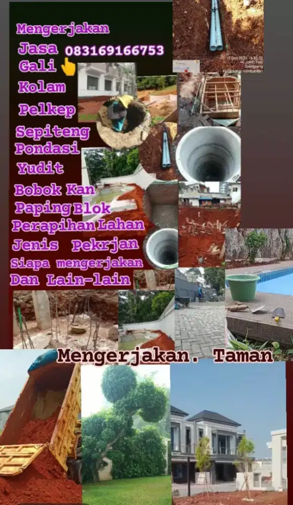 galian spiteng sumur dll