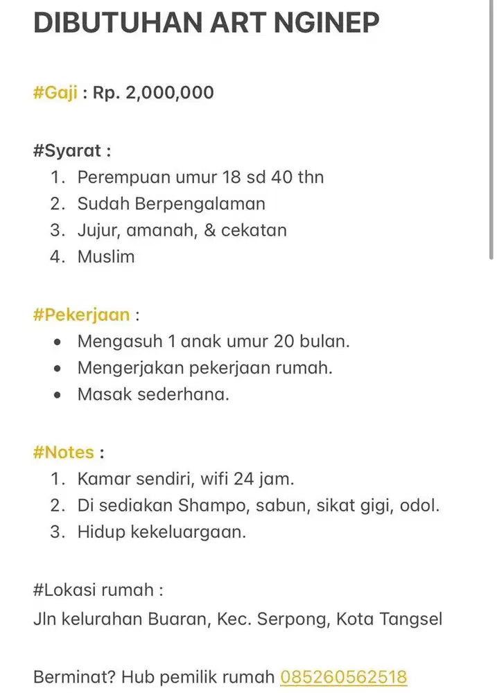 DICARI ART NGINAP