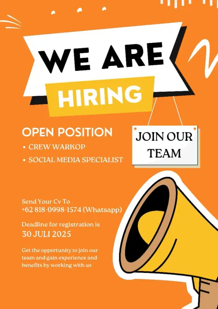 DICARI! CREW WARKOP