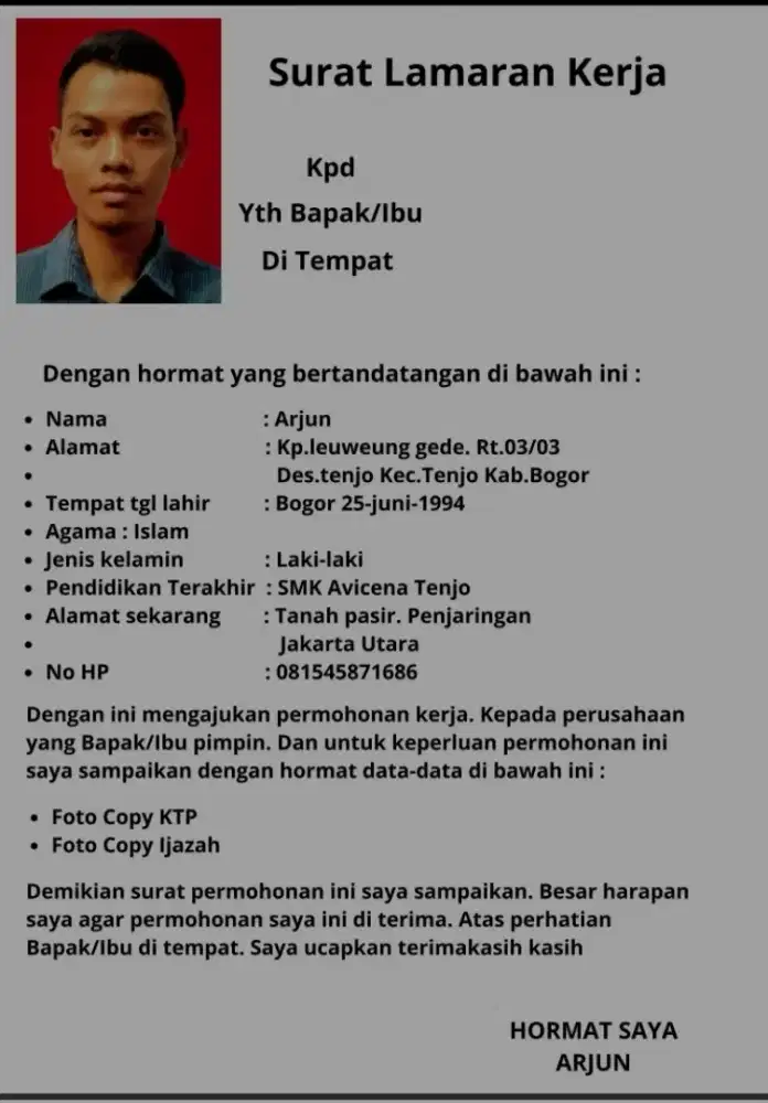 Cari loker area jakarta