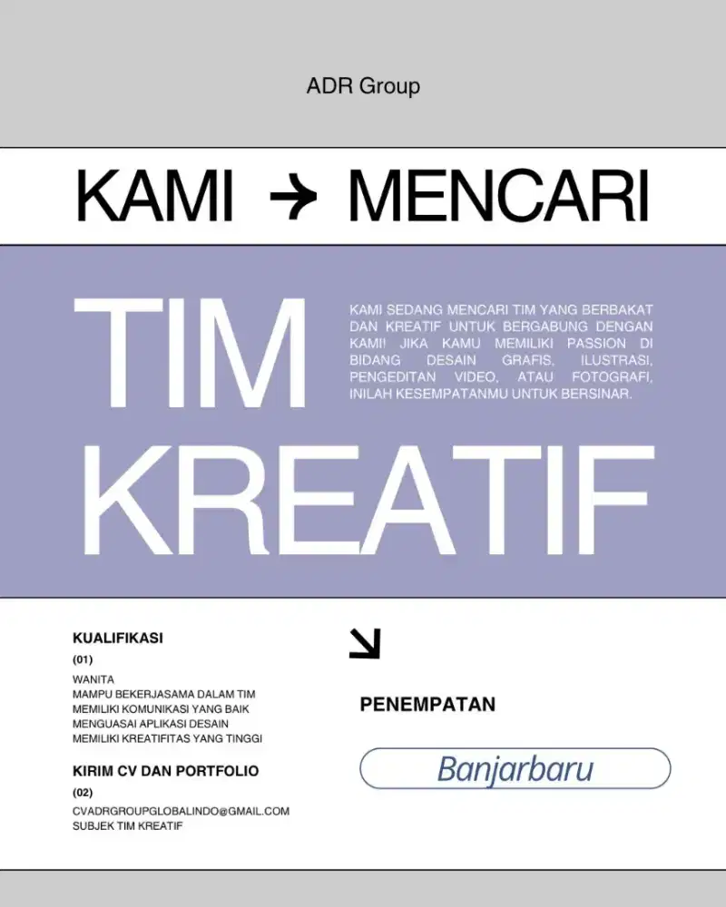 Loker Team Kreatif