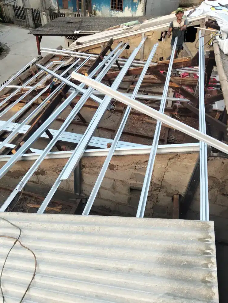 Jasa pasang bajaringan, kanopi talang, plapon cat dinding, dll