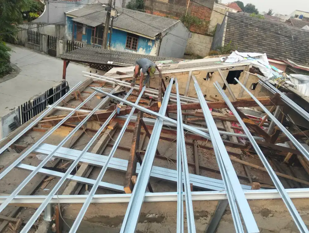 Jasa pasang, bajaringan, kanopi, talang, plapon,
