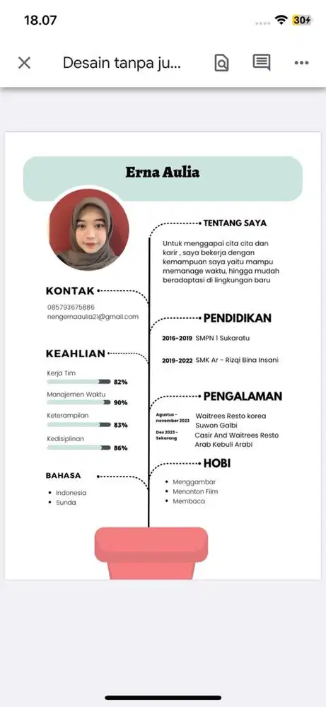 Mencari lowongan pekerjaan