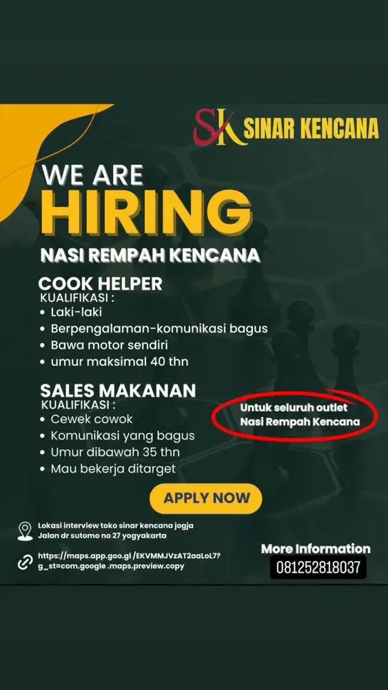 Lowongan Perkerjaan
