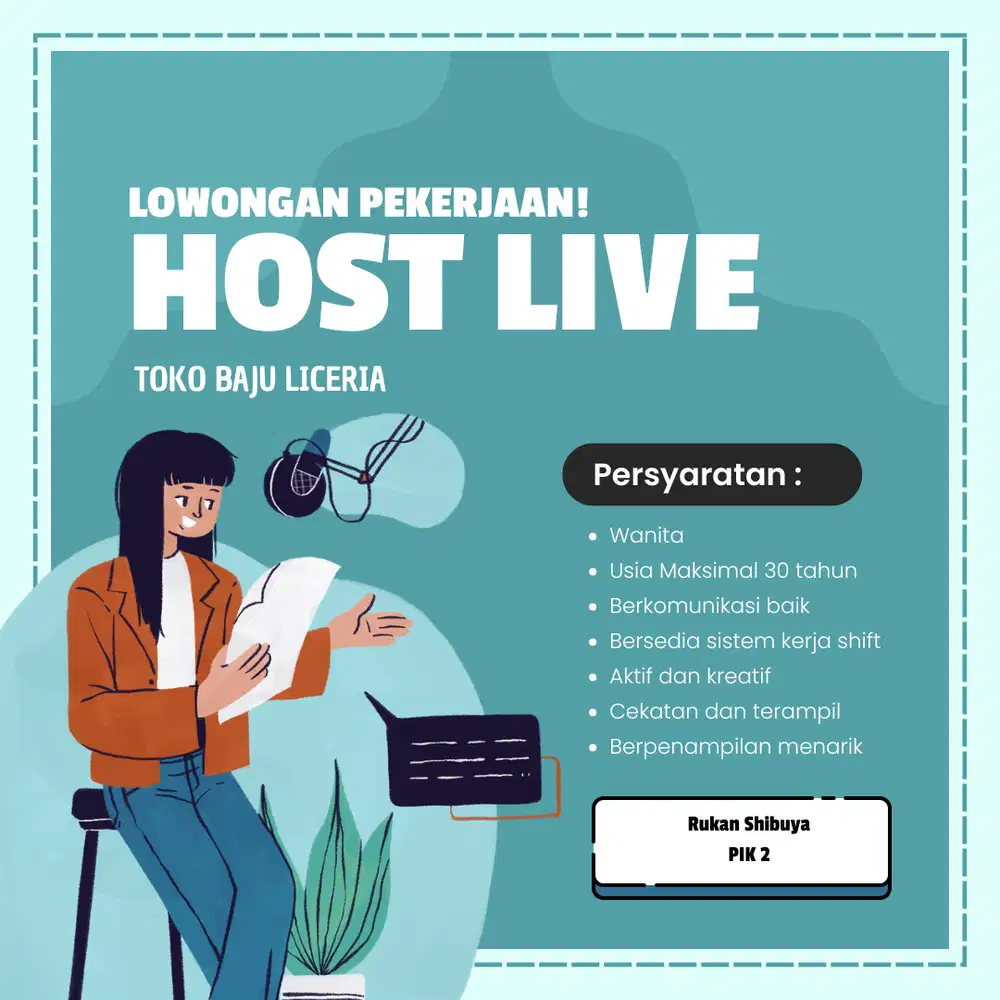 Host live dan Siaran langsung
