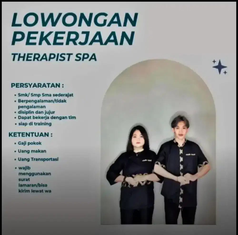 Dibutuhkan segera Trapis freelan