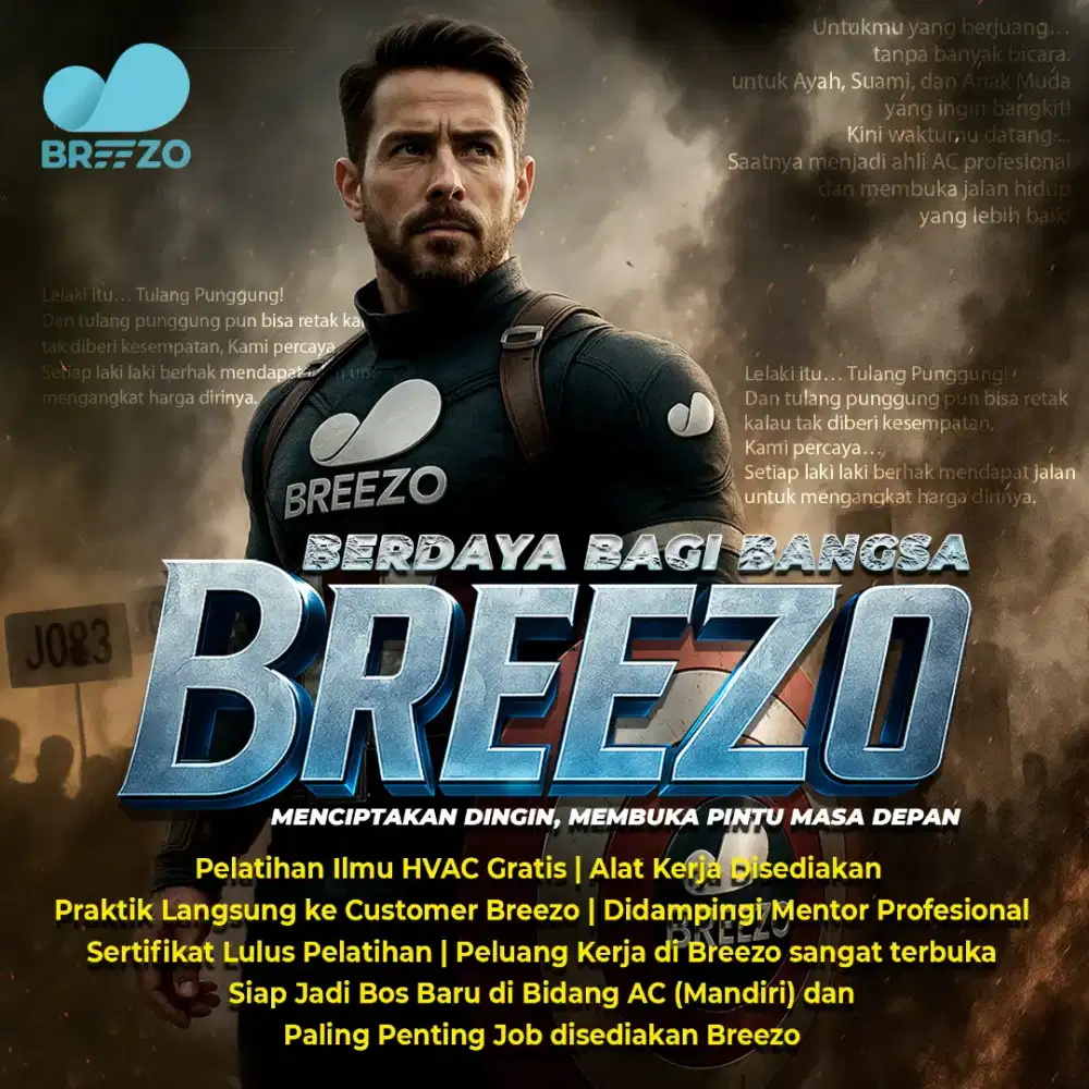 Breezo Berdaya Pelatihan Teknisi AC Gratis